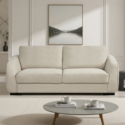 Fairview 3 Seat Fabric SofaOat from B&Q
