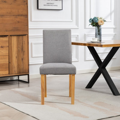 B&Q - Unknown Almont Grey Dining Chairs- Set Of 2