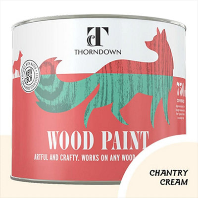 Thorndown Chantry Cream Wood Paint 750 Ml from B&Q