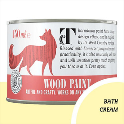 Thorndown Bath Cream Wood Paint 150 Ml from B&Q