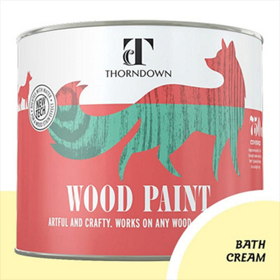 Thorndown Bath Cream Wood Paint 750 Ml from B&Q