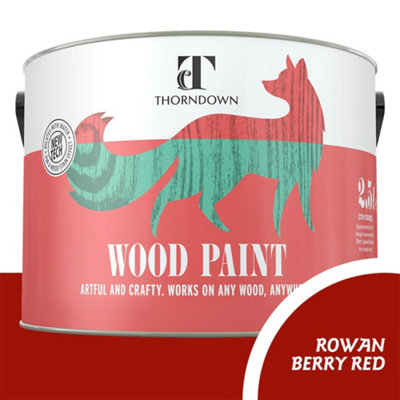 Thorndown Rowan Berry Red Wood Paint 2.5 L from B&Q