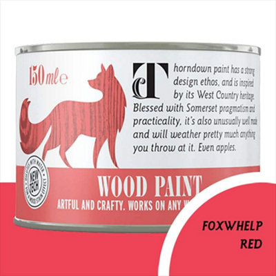 Thorndown Foxwhelp Red Wood Paint 150 Ml from B&Q