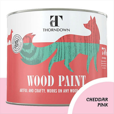  - Thorndown Cheddar Pink Wood Paint 750 Ml