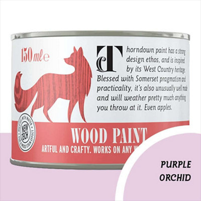 Thorndown Purple Orchid Wood Paint 150 Ml from B&Q