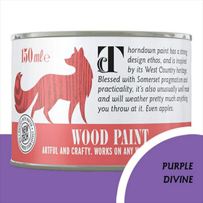 Thorndown Purple Divine Wood Paint 150 Ml from B&Q