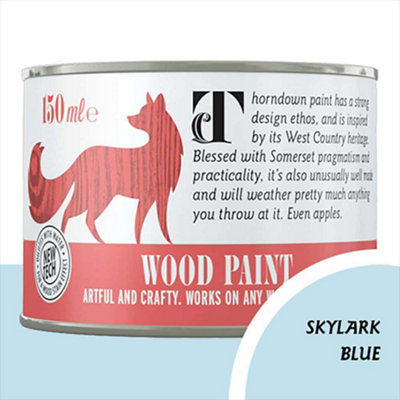 Thorndown Skylark Blue Wood Paint 150 Ml from B&Q
