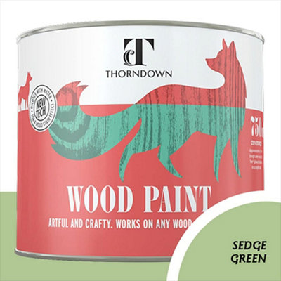 Thorndown Sedge Green Wood Paint 750 Ml from B&Q