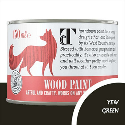 Thorndown Yew Green Wood Paint 150 Ml from B&Q