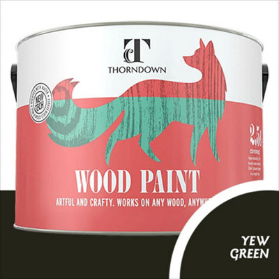 Thorndown Yew Green Wood Paint 2.5 L from B&Q
