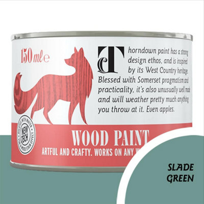 Somerset Heritage Slade Green Wood Paint 150 Ml from B&Q