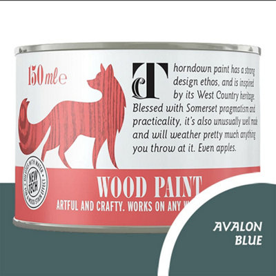 Somerset Heritage Avalon Blue Wood Paint 150 Ml from B&Q