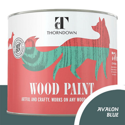 Somerset Heritage Avalon Blue Wood Paint 750 Ml from B&Q