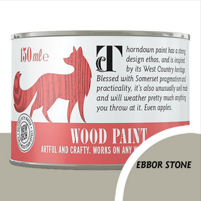 Somerset Heritage Ebbor Stone Wood Paint 150 Ml from B&Q