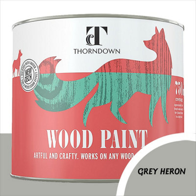 Somerset Heritage Grey Heron Wood Paint 750 Ml from B&Q