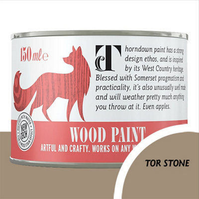 Somerset Heritage Tor Stone Wood Paint 150 Ml from B&Q