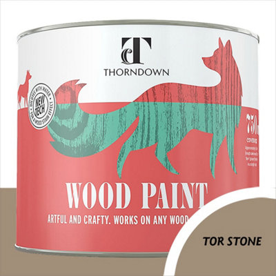 Somerset Heritage Tor Stone Wood Paint 750 Ml from B&Q