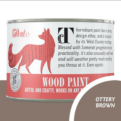 Somerset Heritage Ottery Brown Wood Paint 150 Ml from B&Q