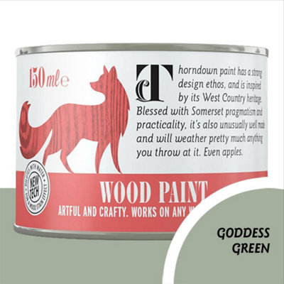 B&Q Somerset Heritage Goddess Wood Paint 150 Ml Green
