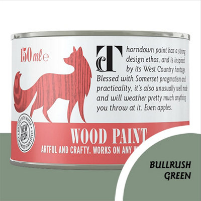 Somerset Heritage Bullrush Green Wood Paint 150 Ml from B&Q