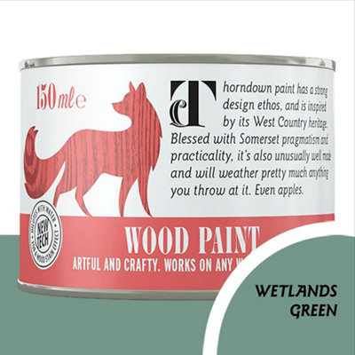 Somerset Heritage Wetlands Green Wood Paint 150 Ml from B&Q