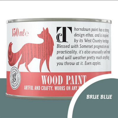 Somerset Heritage Brue Blue Wood Paint 150 Ml from B&Q
