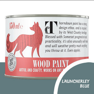 Somerset Heritage Launcherley Blue Wood Paint 150 Ml from B&Q
