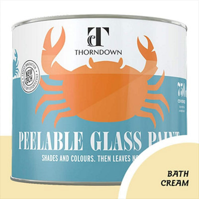 Thorndown Bath Cream Peelable Glass Paint 750 Ml from B&Q