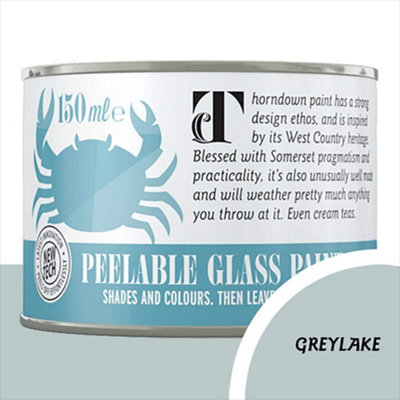 Thorndown Greylake Peelable Glass Paint 150 Ml from B&Q