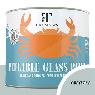 Thorndown Greylake Peelable Glass Paint 750 Ml from B&Q