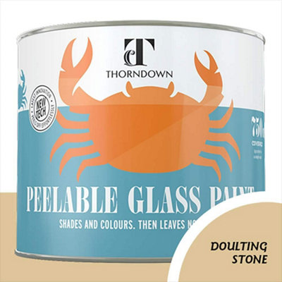 Thorndown Doulting Stone Peelable Glass Paint 750 Ml from B&Q