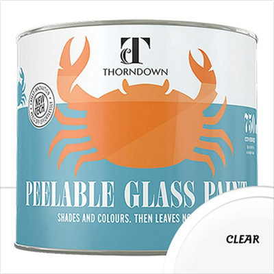 Thorndown Clear Peelable Glass Paint 750 Ml from B&Q