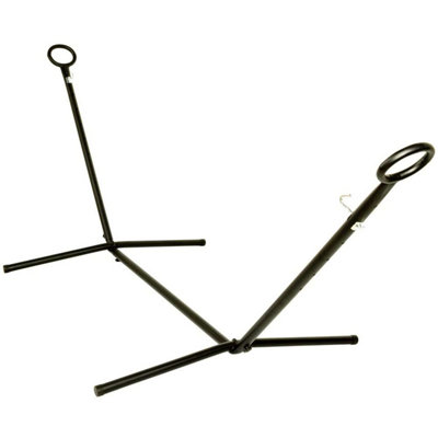 B&Q -  Black Steel Hammock Stand With Carry Bag Included