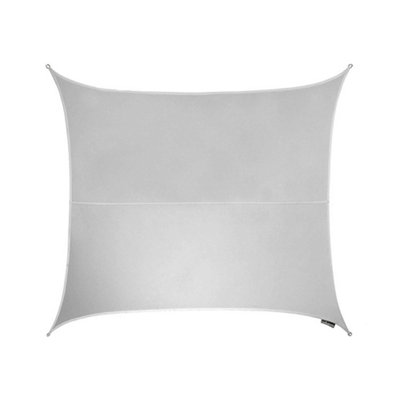Kookaburra 5.4M Square Waterproof Silver Garden Patio Sun Shade Sail Canopy 98% Uv Block With Free Rope from B&Q