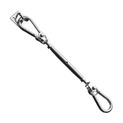 Kookaburra Silver Stainless Steel Triangle Shade Sail Fixing Kit Garden Fitting Patio Accessory For 3 Corners from B&Q
