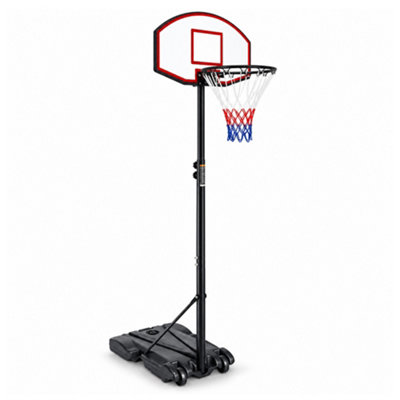 Oypla Unisex Black Kids Adjustable Portable Basketball Net In 1.7M - Image 4