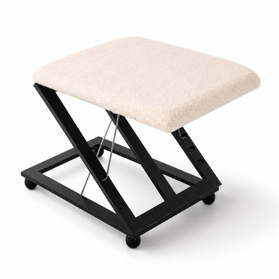 Oypla Adjustable Folding Cushion Padded Footstool Foot Leg Rest from B&Q