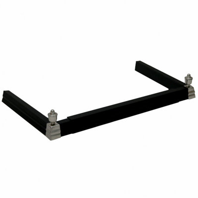 B&Q -  Adjustable Chrome Fire Fender Fireplace Guard Frame Surround