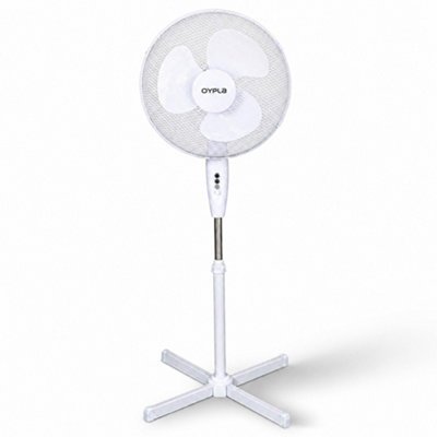 Oypla Electrical 16" Oscillating Pedestal Electric Cooling Fan from B&Q