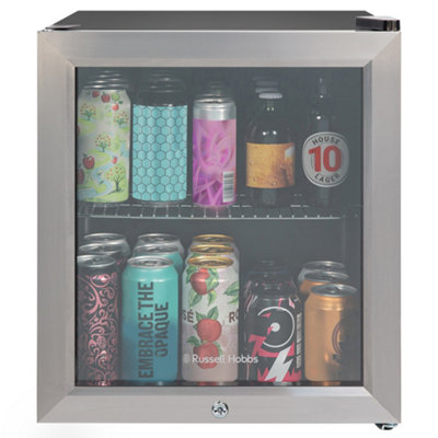B&Q -  Rhgwc3Ss-C-Lck 12 Bottle Lockable Wine Cooler In Stainless Steel