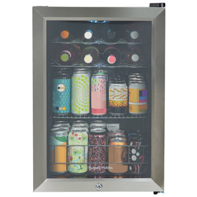 B&Q -  Rhgwc4Ss-Lck 20 Bottle Lockable Wine Cooler In Stainless Steel