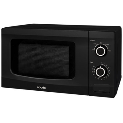 Abode Amm2001B20L Manual Microwave In Black from B&Q