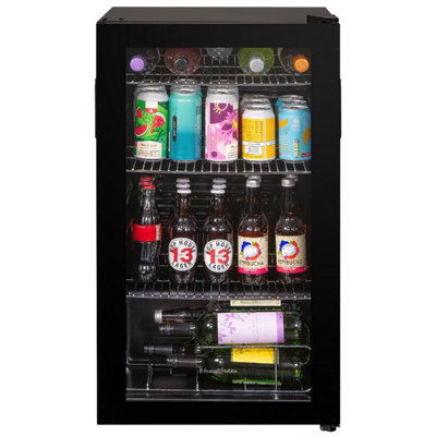Russell Hobbs Black Free Standing Drinks Cooler 93L With Temperature Control Rh48bc101b In - Image 4