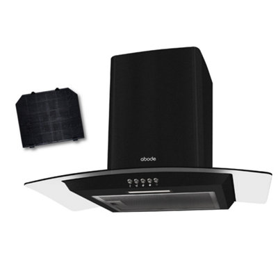 Abode Agch6031b 60cm Curved Glass Cooker Hood - Black - Image 6