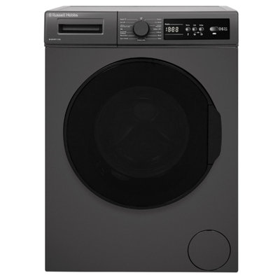 B&Q -  Washing Machine 8Kg 1400Rpm Grey Freestanding Rh814W111An