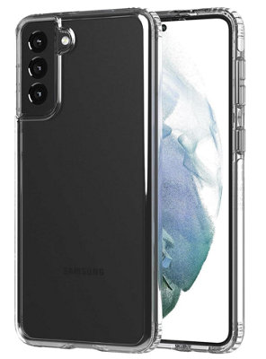Tech21 Evoclear For Samsung Galaxy S21+ 5G - Germ Fighting Phone Case With 12 Ft. Drop Protection