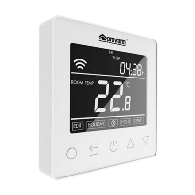Prowarm Protouch-W Wifi Smart Thermostat Black from B&Q