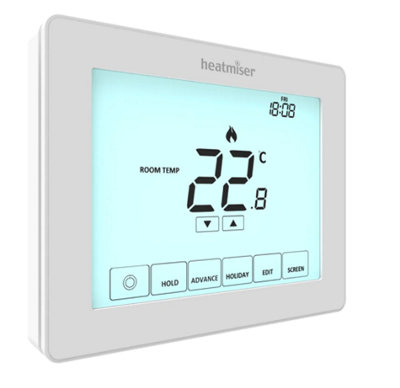 Heatmiser Touch-W Programmable Touchscreen Thermostat from B&Q