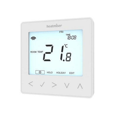Heatmiser Neostat 12V Smart Programmable ThermostatApp ControlMesh Networking & Self-Learning Preheat. from B&Q