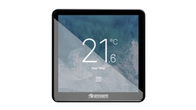 Prowarm Touch Iq St SeriesBlack Touchscreen ThermostatBlack Trim from B&Q